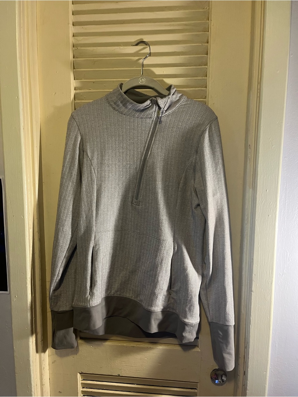 Kyodan Women's Light Gray Quarter-Zip Pullover Jacket